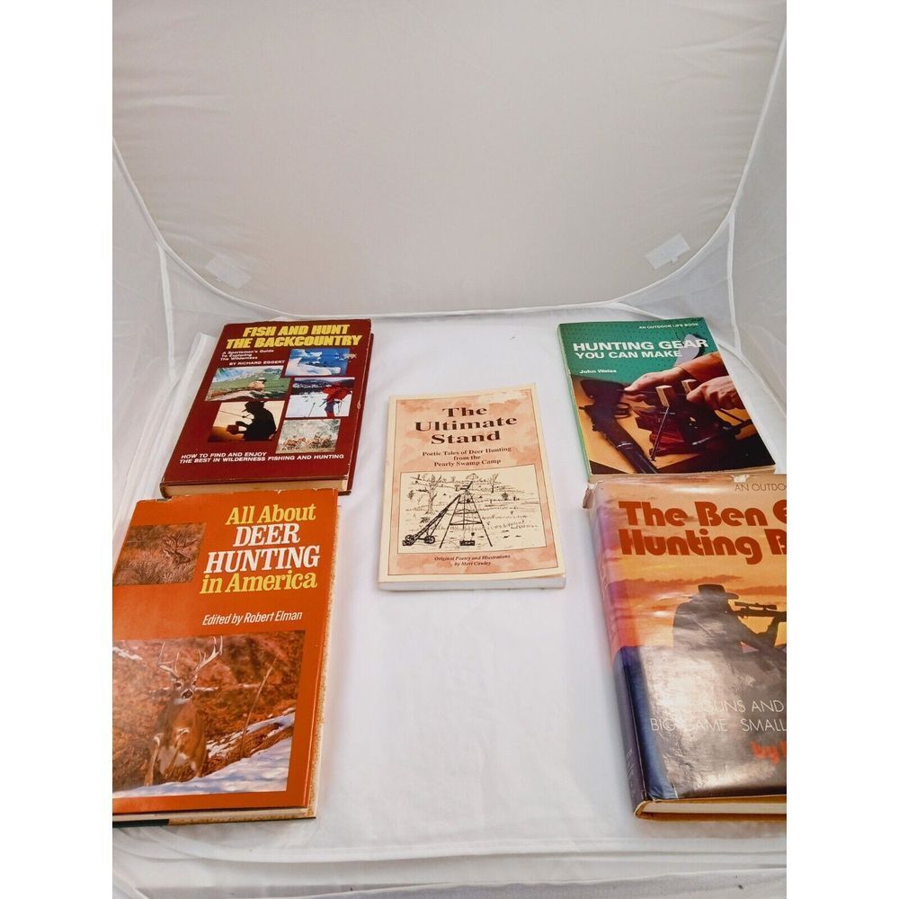 Deer Hunting Lot of 5 - Fish and Hunt the Backcountry 1978 First Edition & More